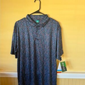 Men's Navy Blue Polo Golf Shirt